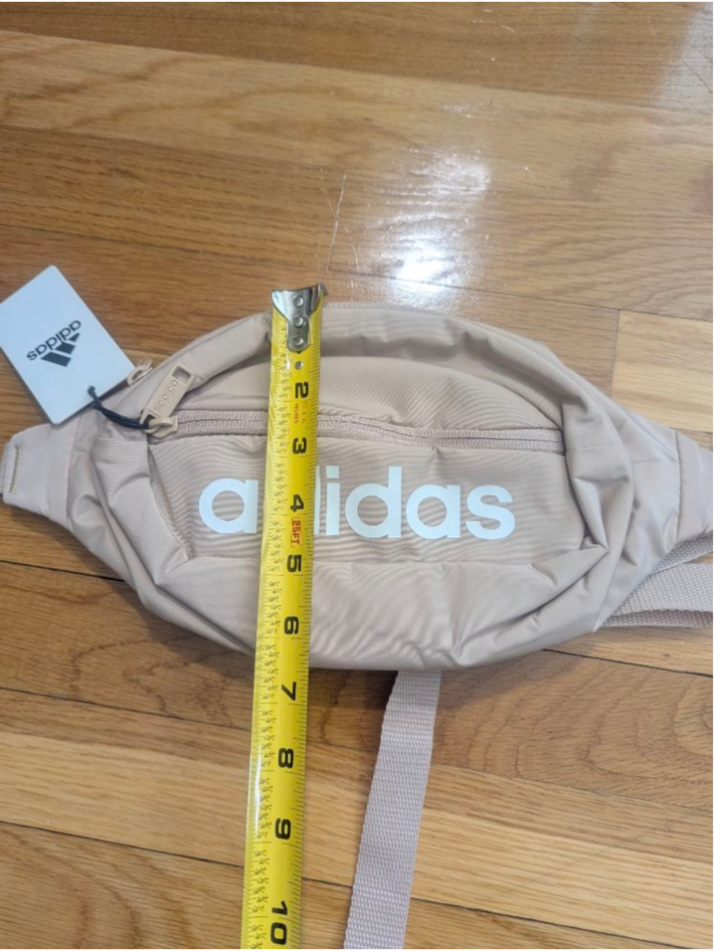 Adidas Core Waist Pack NWT Magic Beige + Off White Crossbody Bag - Picture 9 of 9